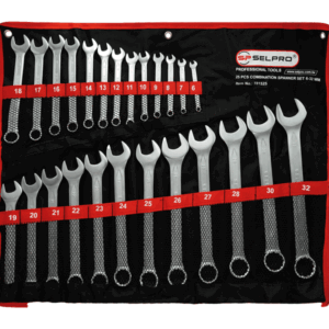 ست آچار یکسر رینگ 25 عددی سلپرو آچار یکسر رینگ تایوانی