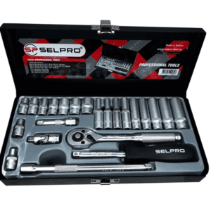 جعبه بکس 1/4 درایو 24 عددی سلپرو