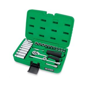 جعبه بکس 25 پارچه درایو 1/4 تاپ تول GCA12501-جعبه بکس تلیوانی-جعبه بکس 1/4