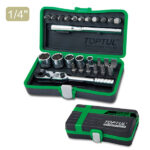 جعبه بکس و بیت 27 پارچه درایو 1/4 تاپ تول مدل GADW2701